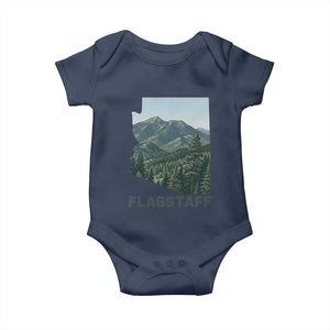 San Francisco Peaks Flagstaff Arizona Baby Onesie Vintage Mountain Landscape Gift TS12 Navy Print Your Wear