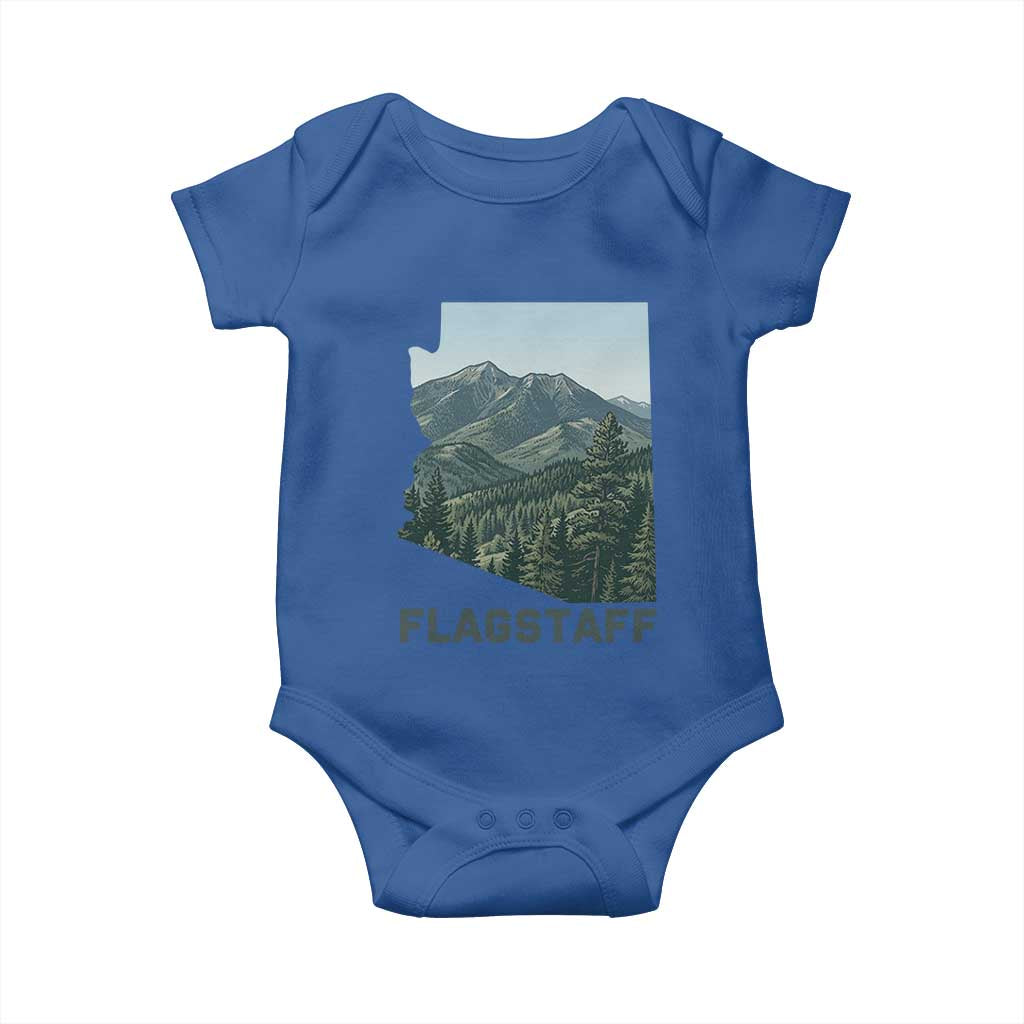San Francisco Peaks Flagstaff Arizona Baby Onesie Vintage Mountain Landscape Gift TS12 Royal Blue Print Your Wear