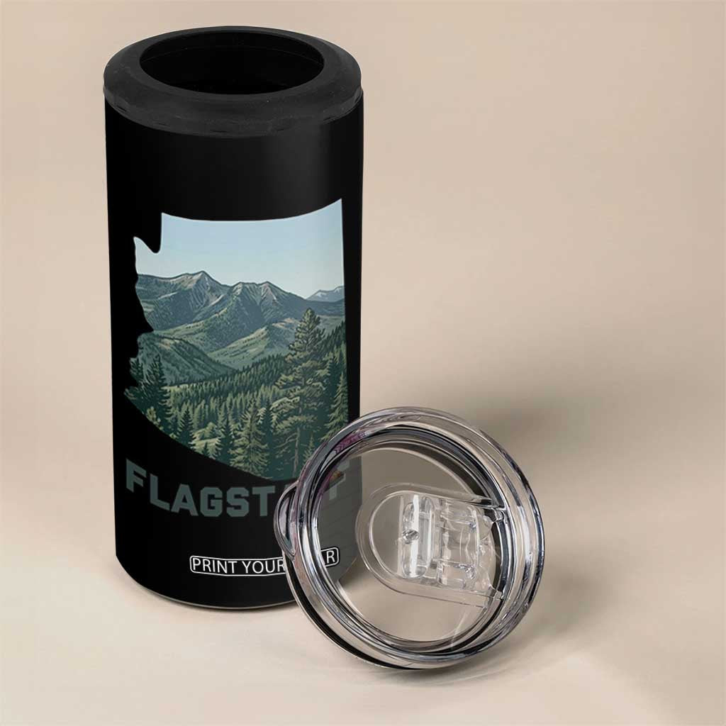 San Francisco Peaks Flagstaff Arizona 4 in 1 Can Cooler Tumbler Vintage Mountain Landscape Gift TS12 Print Your Wear