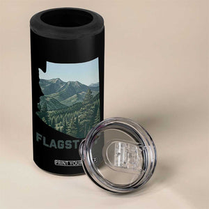 San Francisco Peaks Flagstaff Arizona 4 in 1 Can Cooler Tumbler Vintage Mountain Landscape Gift TS12 Print Your Wear
