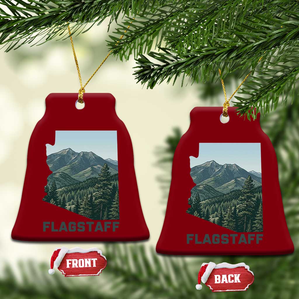 San Francisco Peaks Flagstaff Arizona Ceramic Ornament Vintage Mountain Landscape Gift TS12 Print Your Wear