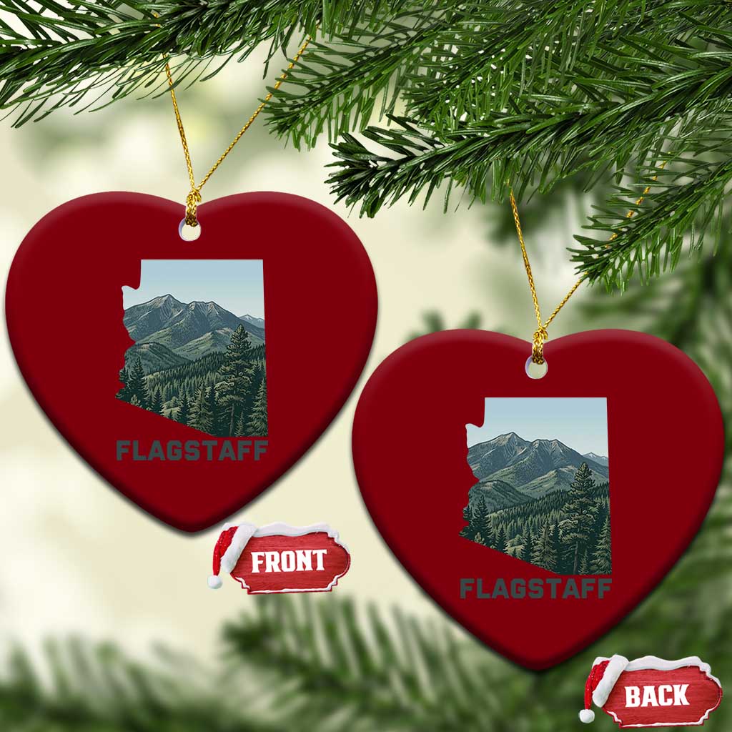 San Francisco Peaks Flagstaff Arizona Ceramic Ornament Vintage Mountain Landscape Gift TS12 Print Your Wear
