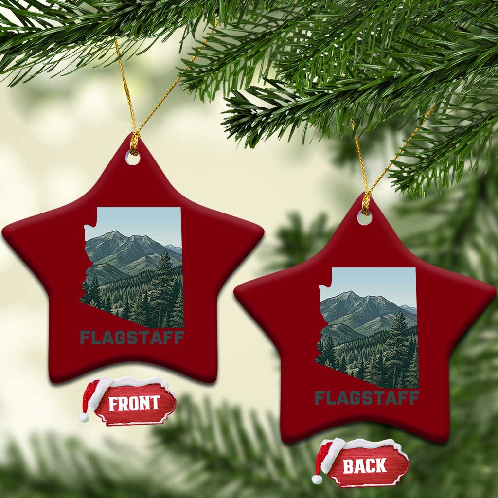 San Francisco Peaks Flagstaff Arizona Ceramic Ornament Vintage Mountain Landscape Gift TS12 Print Your Wear