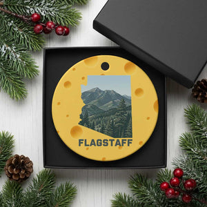 San Francisco Peaks Flagstaff Arizona Ceramic Ornament Vintage Mountain Landscape Gift TS12 1pc Yellow Cheese Print Your Wear