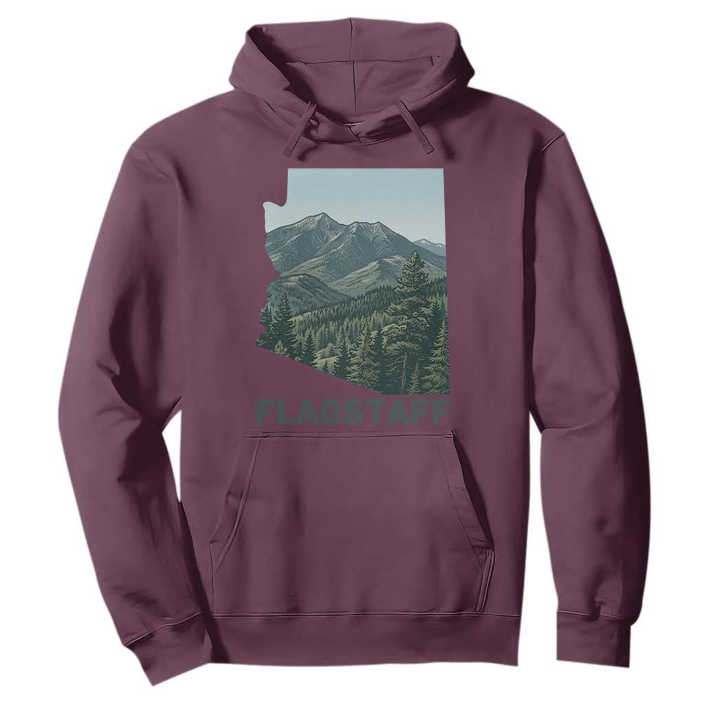 San Francisco Peaks Flagstaff Arizona Hoodie Vintage Mountain Landscape Gift TS12 Maroon Print Your Wear