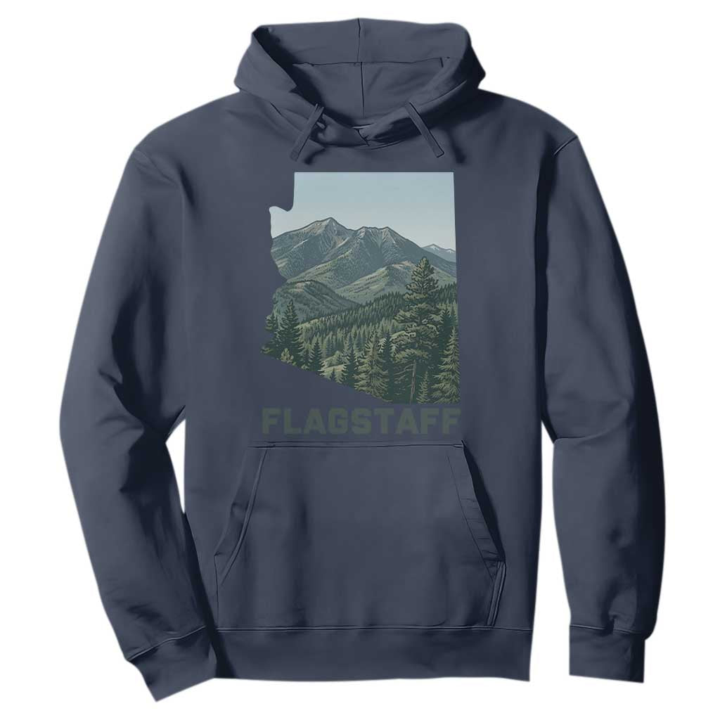 San Francisco Peaks Flagstaff Arizona Hoodie Vintage Mountain Landscape Gift TS12 Navy Print Your Wear