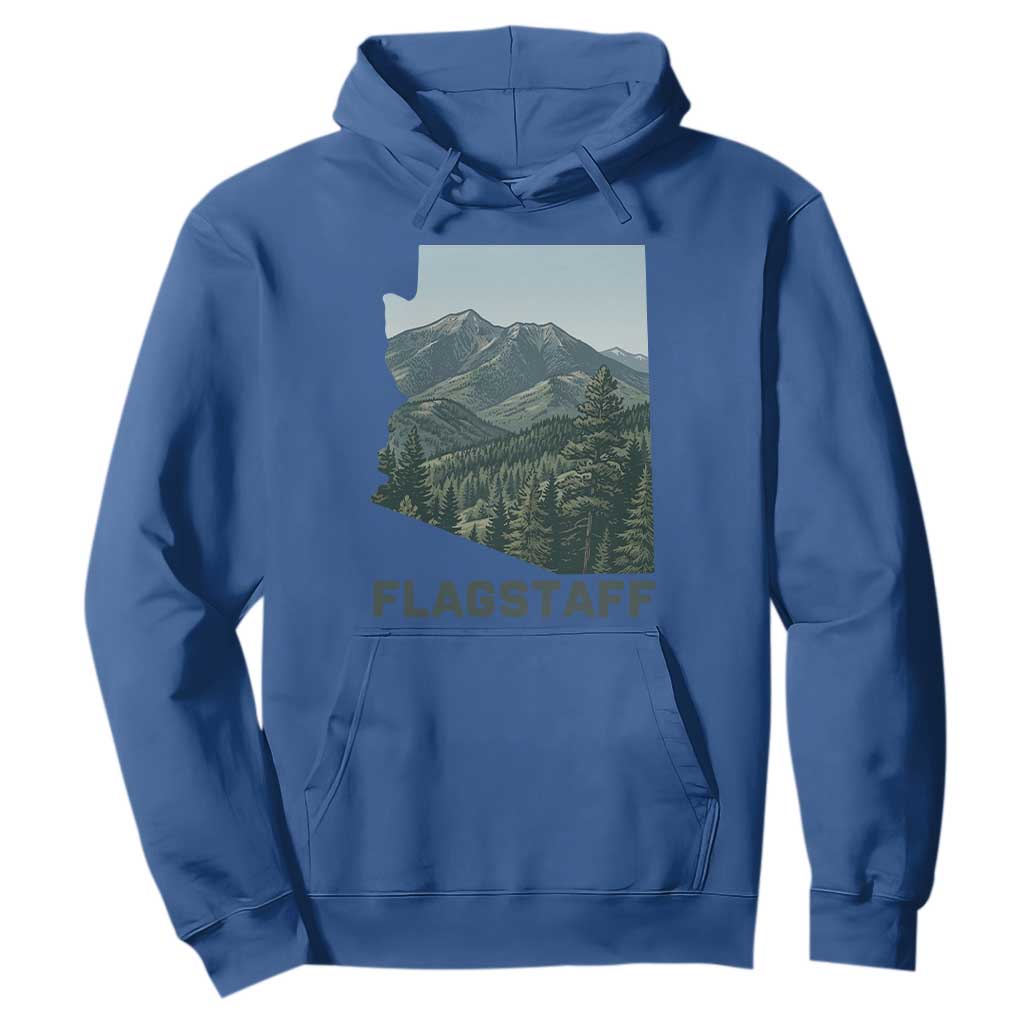 San Francisco Peaks Flagstaff Arizona Hoodie Vintage Mountain Landscape Gift TS12 Royal Blue Print Your Wear