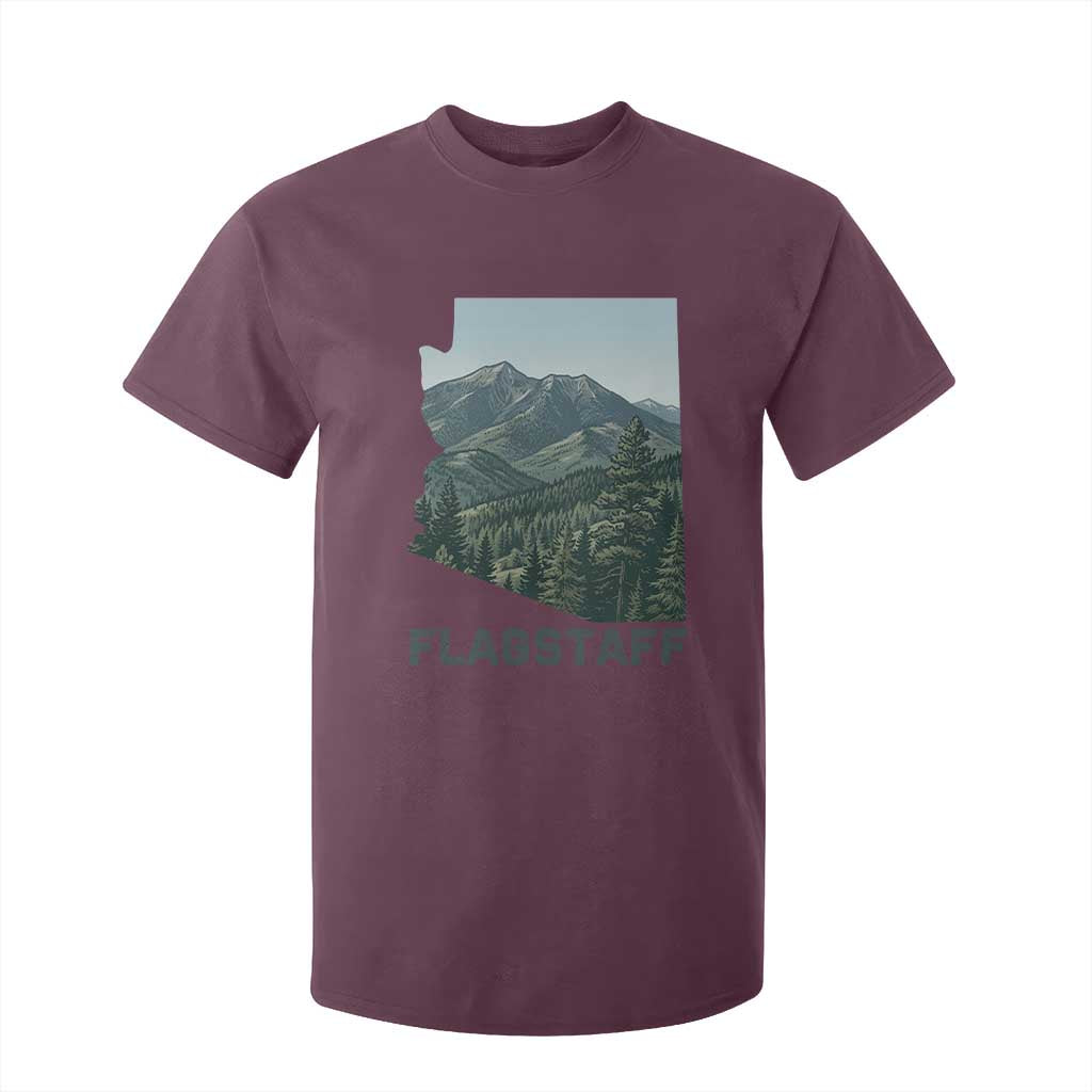 San Francisco Peaks Flagstaff Arizona T Shirt For Kid Vintage Mountain Landscape Gift TS12 Maroon Print Your Wear