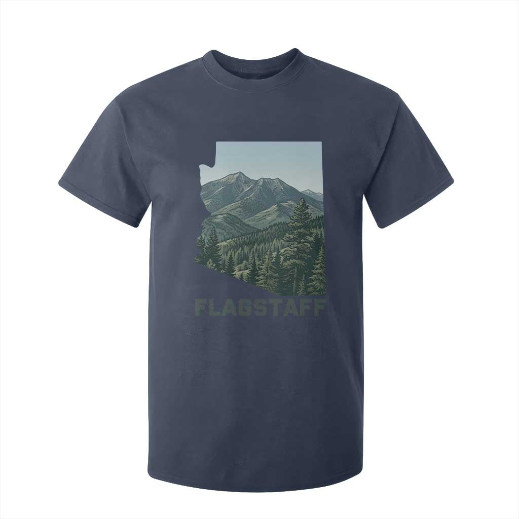 San Francisco Peaks Flagstaff Arizona T Shirt For Kid Vintage Mountain Landscape Gift TS12 Navy Print Your Wear