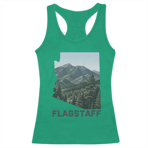 San Francisco Peaks Flagstaff Arizona Racerback Tank Top Vintage Mountain Landscape Gift TS12 Irish Green Print Your Wear