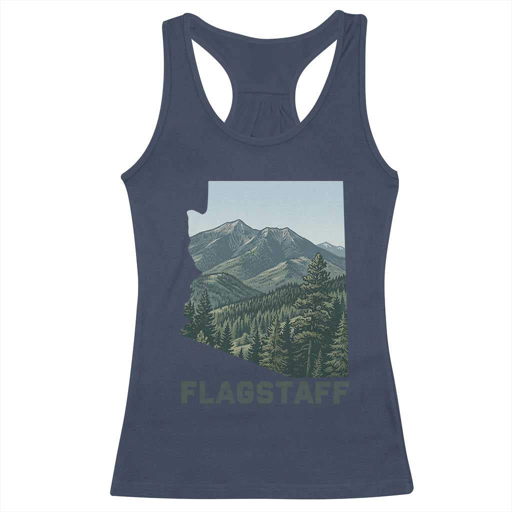 San Francisco Peaks Flagstaff Arizona Racerback Tank Top Vintage Mountain Landscape Gift TS12 Navy Print Your Wear