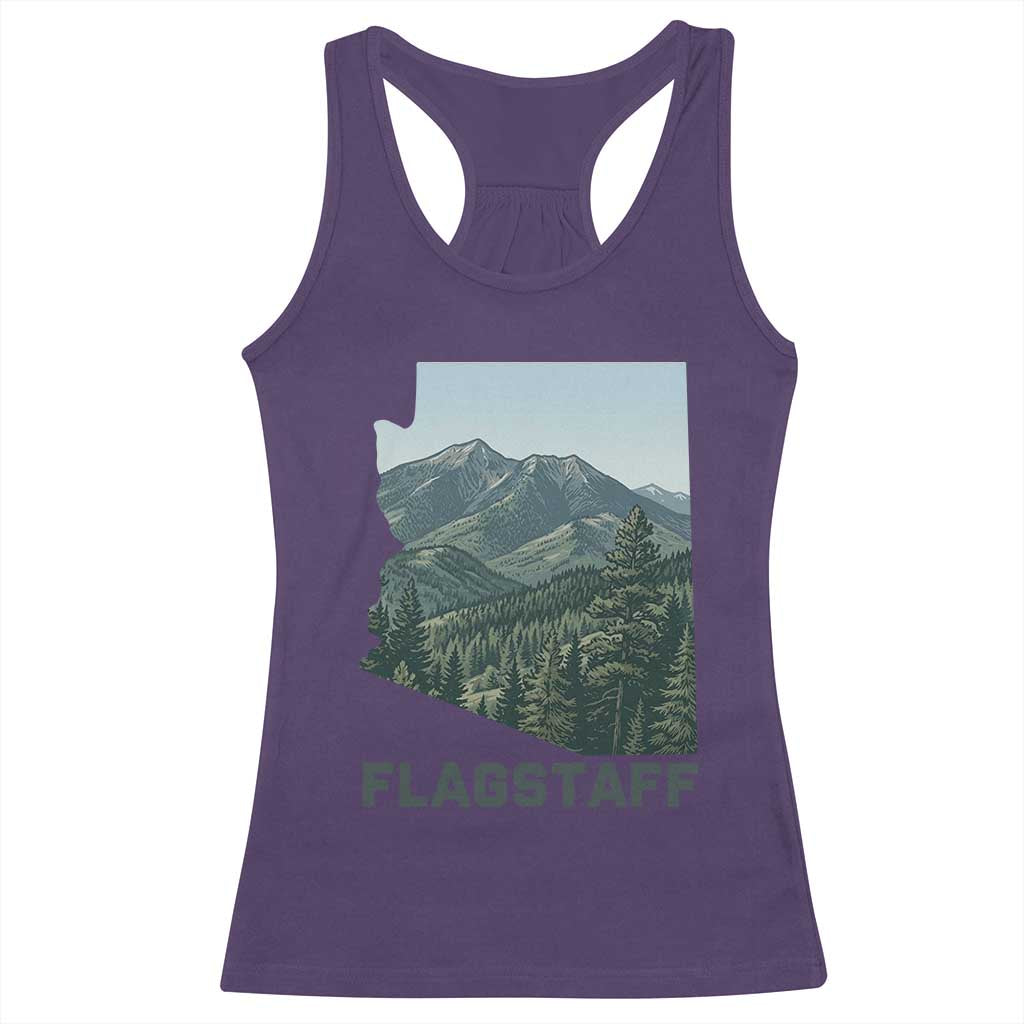 San Francisco Peaks Flagstaff Arizona Racerback Tank Top Vintage Mountain Landscape Gift TS12 Purple Print Your Wear