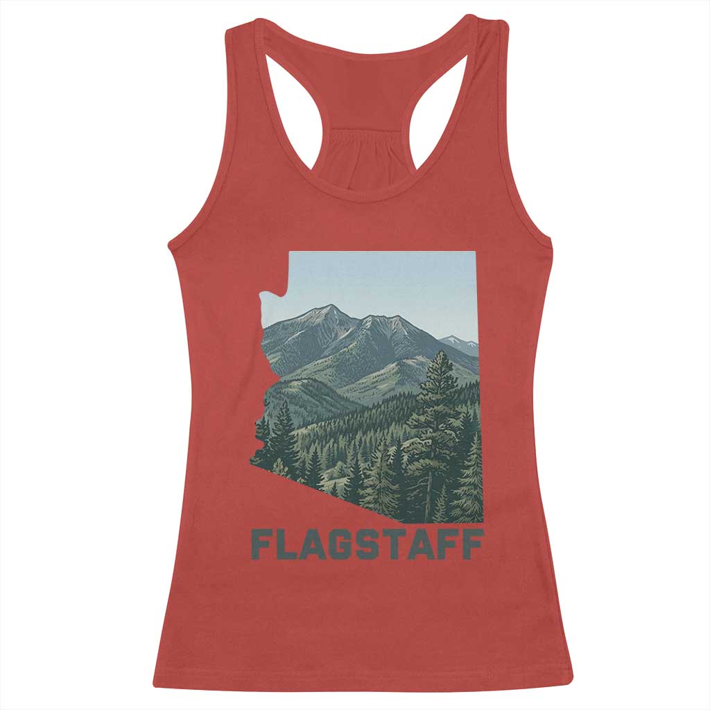 San Francisco Peaks Flagstaff Arizona Racerback Tank Top Vintage Mountain Landscape Gift TS12 Red Print Your Wear