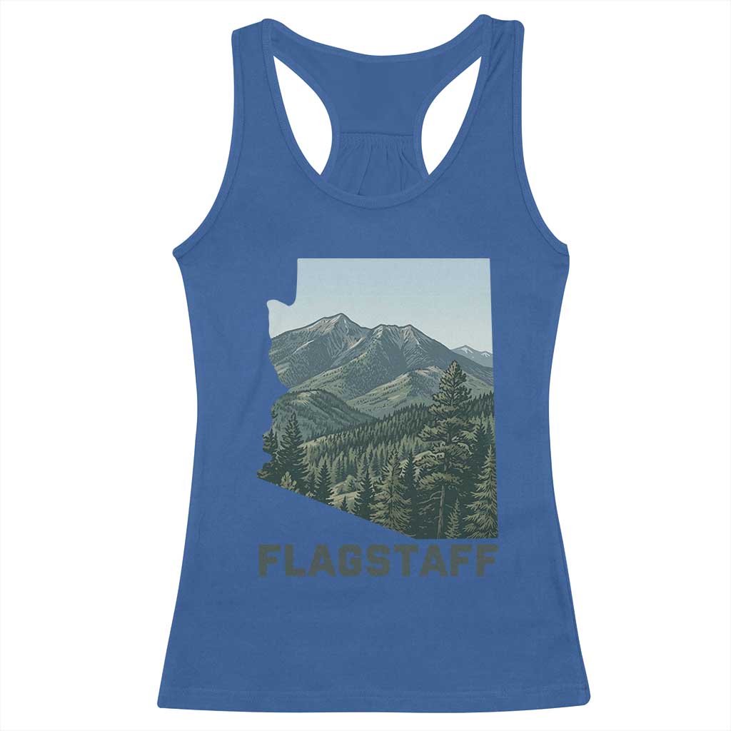 San Francisco Peaks Flagstaff Arizona Racerback Tank Top Vintage Mountain Landscape Gift TS12 Royal Blue Print Your Wear