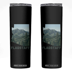 San Francisco Peaks Flagstaff Arizona Skinny Tumbler Vintage Mountain Landscape Gift TS12 Black Print Your Wear