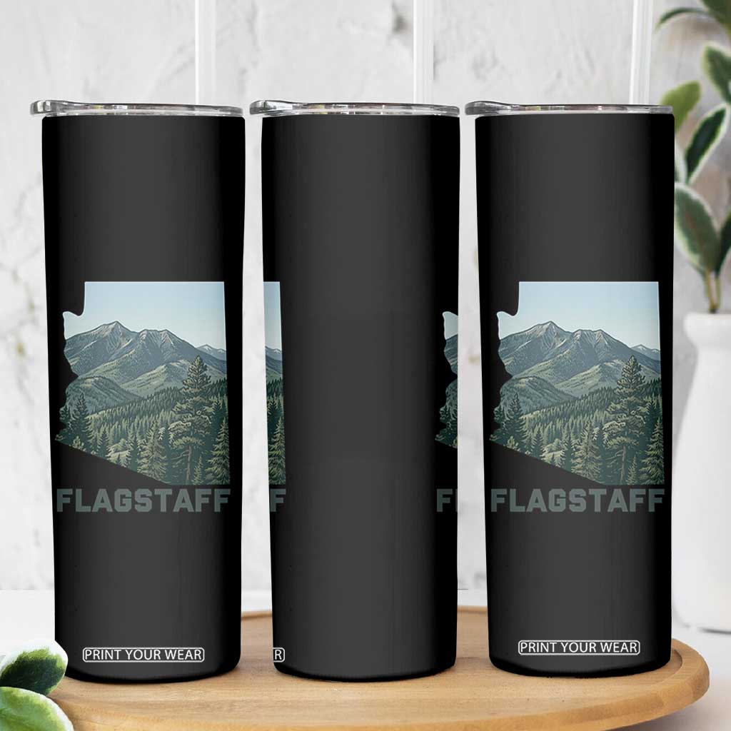 San Francisco Peaks Flagstaff Arizona Skinny Tumbler Vintage Mountain Landscape Gift TS12 Print Your Wear