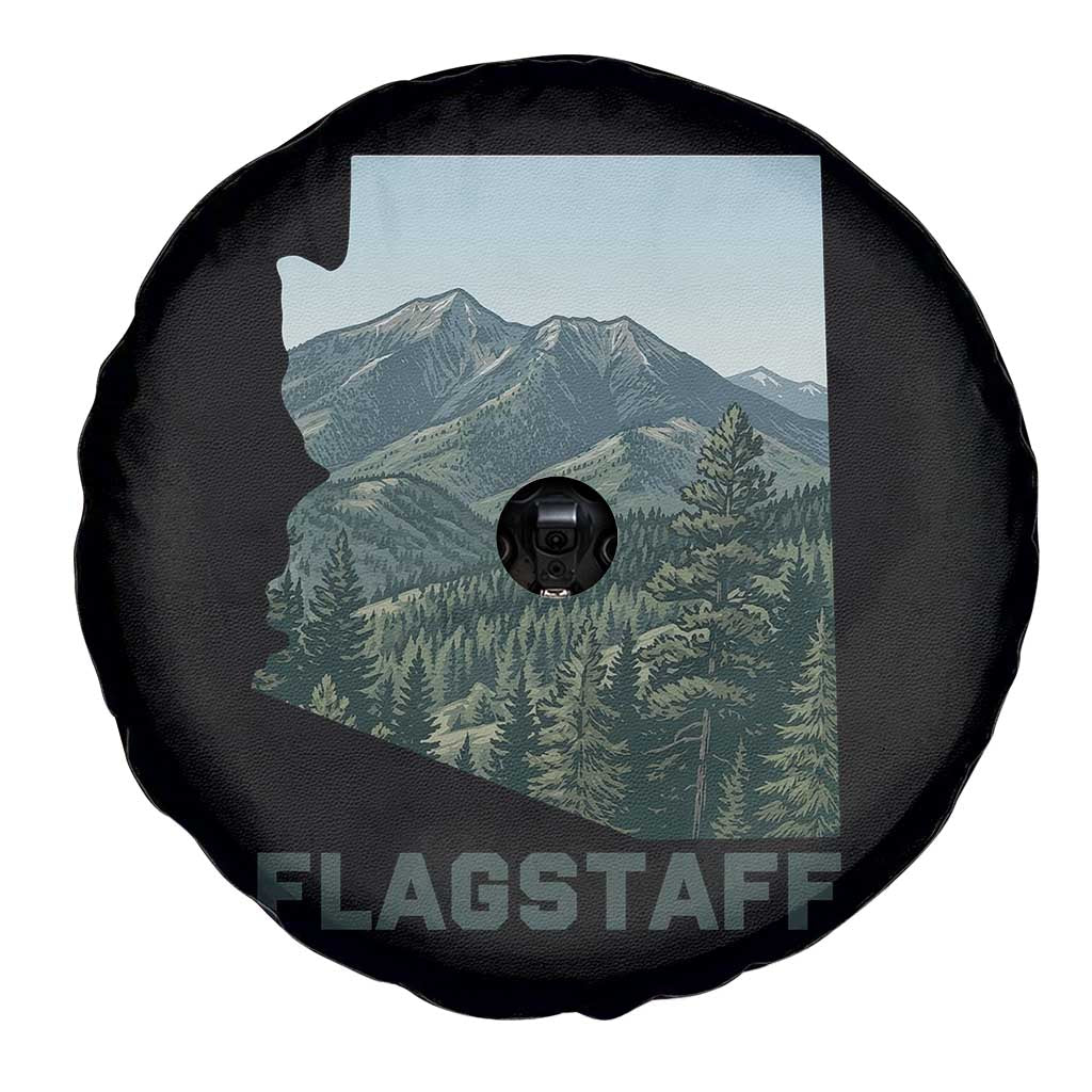 San Francisco Peaks Flagstaff Arizona Spare Tire Cover Vintage Mountain Landscape Gift TS12 Print Your Wear