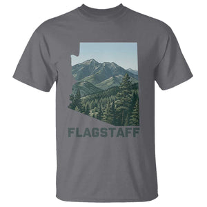 San Francisco Peaks Flagstaff Arizona T Shirt Vintage Mountain Landscape Gift TS12 Charcoal Print Your Wear