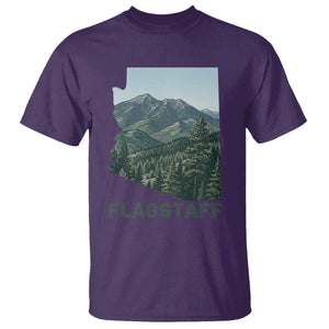 San Francisco Peaks Flagstaff Arizona T Shirt Vintage Mountain Landscape Gift TS12 Purple Print Your Wear
