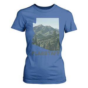San Francisco Peaks Flagstaff Arizona T Shirt For Women Vintage Mountain Landscape Gift TS12 Royal Blue Print Your Wear