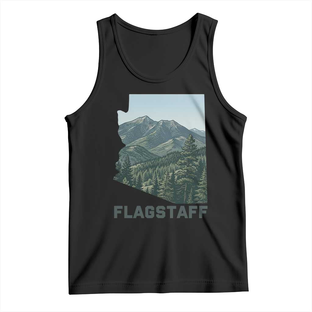 San Francisco Peaks Flagstaff Arizona Tank Top Vintage Mountain Landscape Gift TS12 Black Print Your Wear