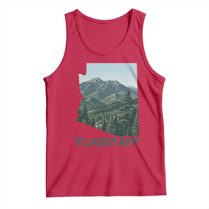 San Francisco Peaks Flagstaff Arizona Tank Top Vintage Mountain Landscape Gift TS12 Red Print Your Wear