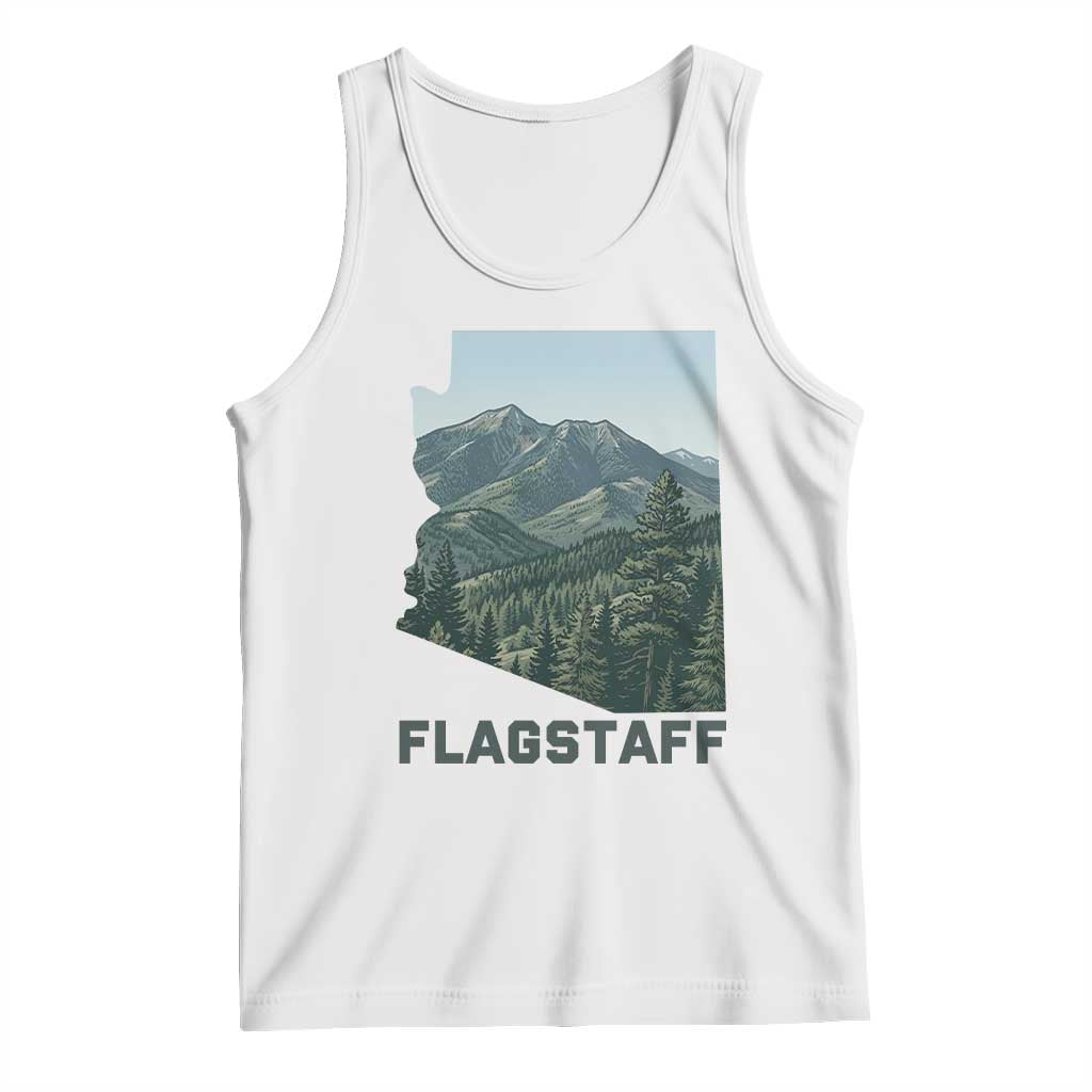 San Francisco Peaks Flagstaff Arizona Tank Top Vintage Mountain Landscape Gift TS12 White Print Your Wear
