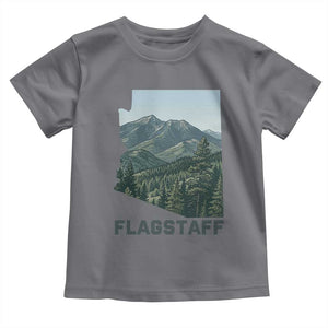 San Francisco Peaks Flagstaff Arizona Toddler T Shirt Vintage Mountain Landscape Gift TS12 Charcoal Print Your Wear