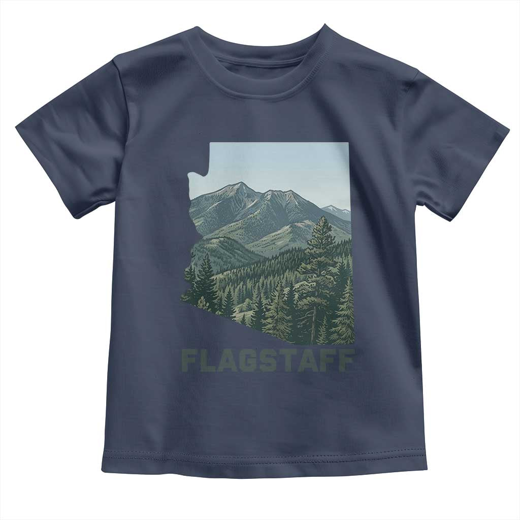 San Francisco Peaks Flagstaff Arizona Toddler T Shirt Vintage Mountain Landscape Gift TS12 Navy Print Your Wear