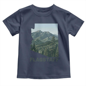San Francisco Peaks Flagstaff Arizona Toddler T Shirt Vintage Mountain Landscape Gift TS12 Navy Print Your Wear