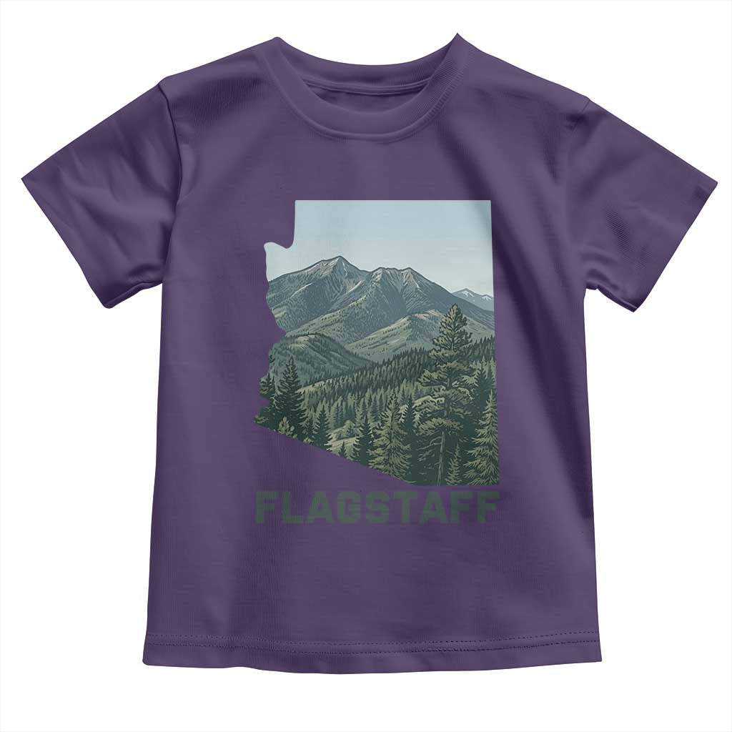 San Francisco Peaks Flagstaff Arizona Toddler T Shirt Vintage Mountain Landscape Gift TS12 Purple Print Your Wear