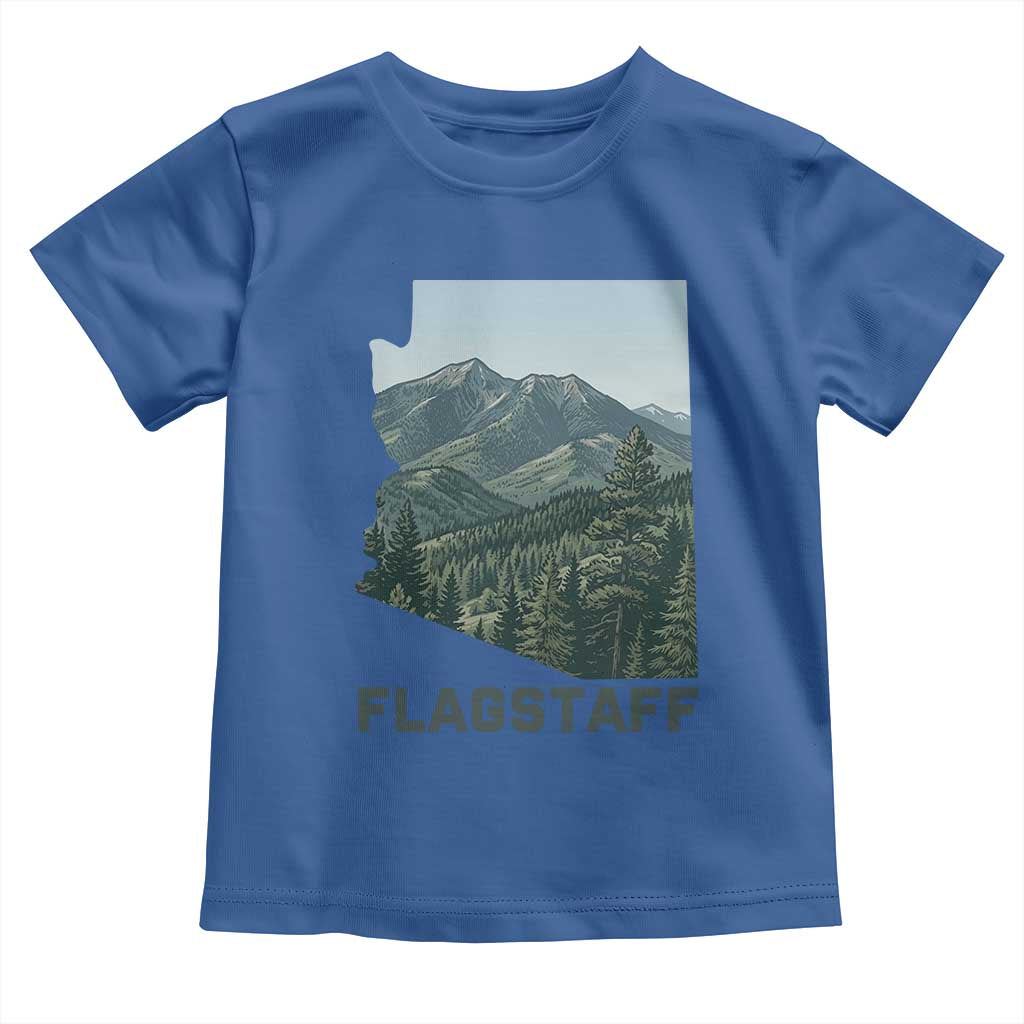 San Francisco Peaks Flagstaff Arizona Toddler T Shirt Vintage Mountain Landscape Gift TS12 Royal Blue Print Your Wear