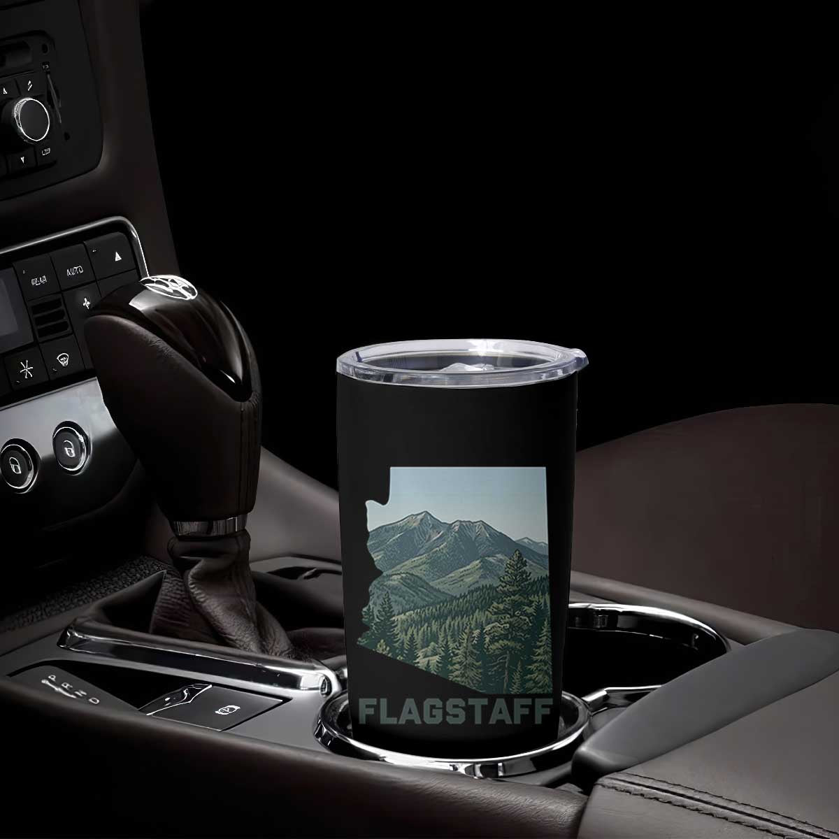 San Francisco Peaks Flagstaff Arizona Tumbler Cup Vintage Mountain Landscape Gift TS12 Print Your Wear