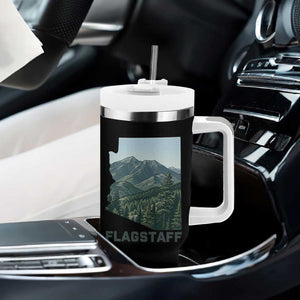 San Francisco Peaks Flagstaff Arizona Tumbler With Handle Vintage Mountain Landscape Gift TS12 Print Your Wear