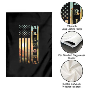 Patriotic Arizona State Flag Garden Flag Southwest Landscape Gift TS12 Print Your Wear