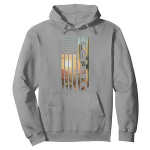 Patriotic Arizona State Flag Hoodie Southwest Landscape Gift TS12 Sport Gray Print Your Wear