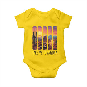 Arizona Desert Cactus Western Adventure Baby Onesie Take Me To AZ TS12 Daisy Print Your Wear