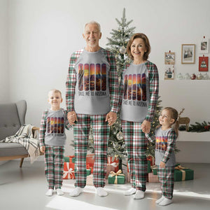Arizona Desert Cactus Western Adventure Plaid Pajama Set Take Me To AZ TS12 Christmas Plaid Print Your Wear