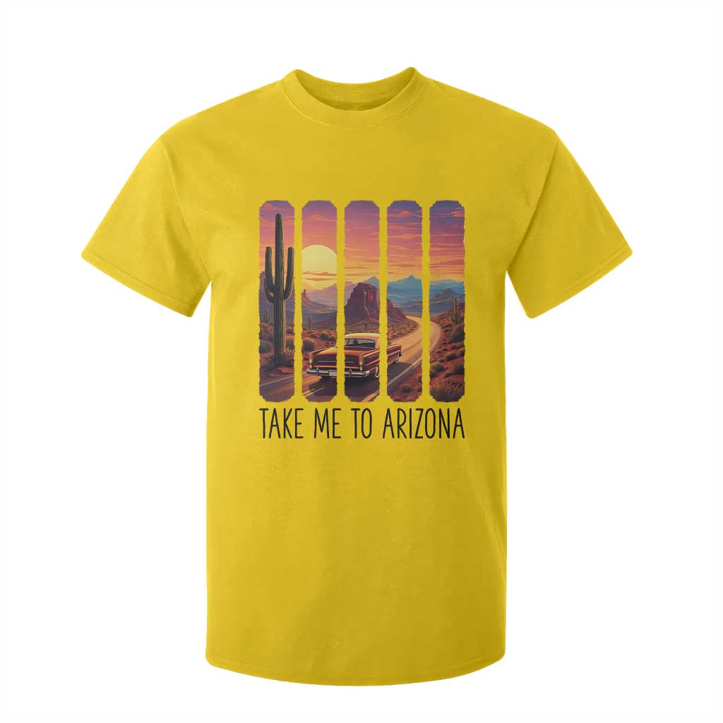 Arizona Desert Cactus Western Adventure T Shirt For Kid Take Me To AZ TS12 Daisy Print Your Wear