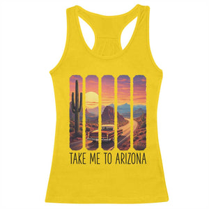 Arizona Desert Cactus Western Adventure Racerback Tank Top Take Me To AZ TS12 Daisy Print Your Wear