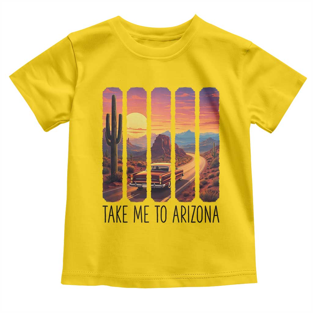 Arizona Desert Cactus Western Adventure Toddler T Shirt Take Me To AZ TS12 Daisy Print Your Wear