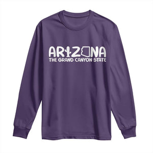 Arizona State Pride Long Sleeve Shirt The Grand Canyon State Souvenir TS12 Purple Print Your Wear