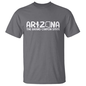 Arizona State Pride T Shirt The Grand Canyon State Souvenir TS12 Charcoal Print Your Wear