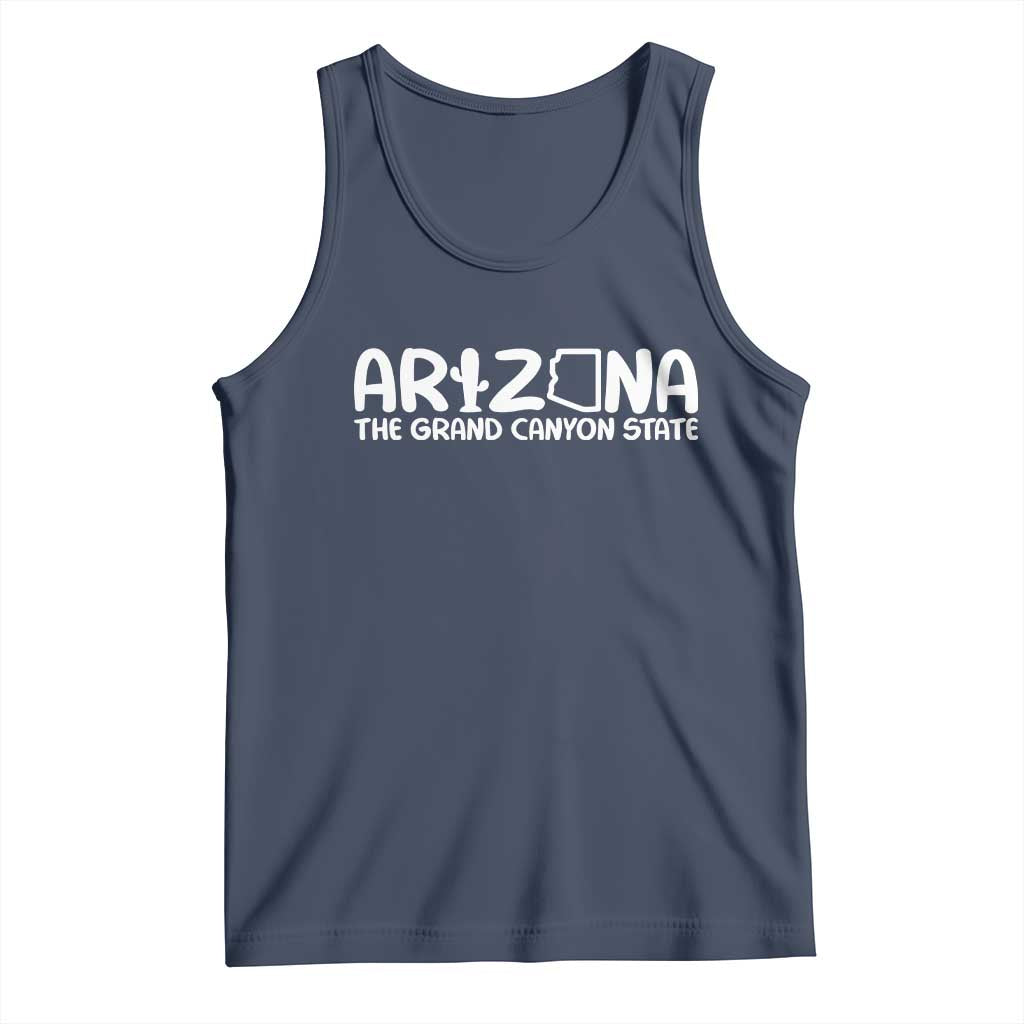 Arizona State Pride Tank Top The Grand Canyon State Souvenir TS12 Navy Print Your Wear