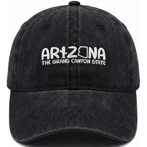 Arizona State Pride Washed Cotton Baseball Cap The Grand Canyon State Souvenir TS12 Print Your Wear