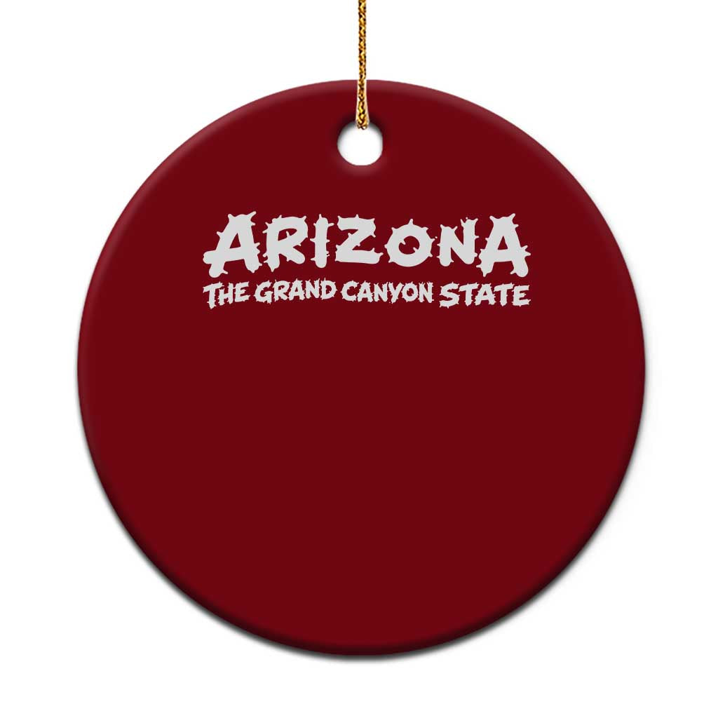 Southwest Soul Arizonan Heritage Ceramic Ornament The Grand Canyon State Souvenir TS12 1pc Red Print Your Wear