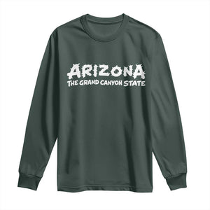 Southwest Soul Arizonan Heritage Long Sleeve Shirt The Grand Canyon State Souvenir TS12 Dark Forest Green Print Your Wear