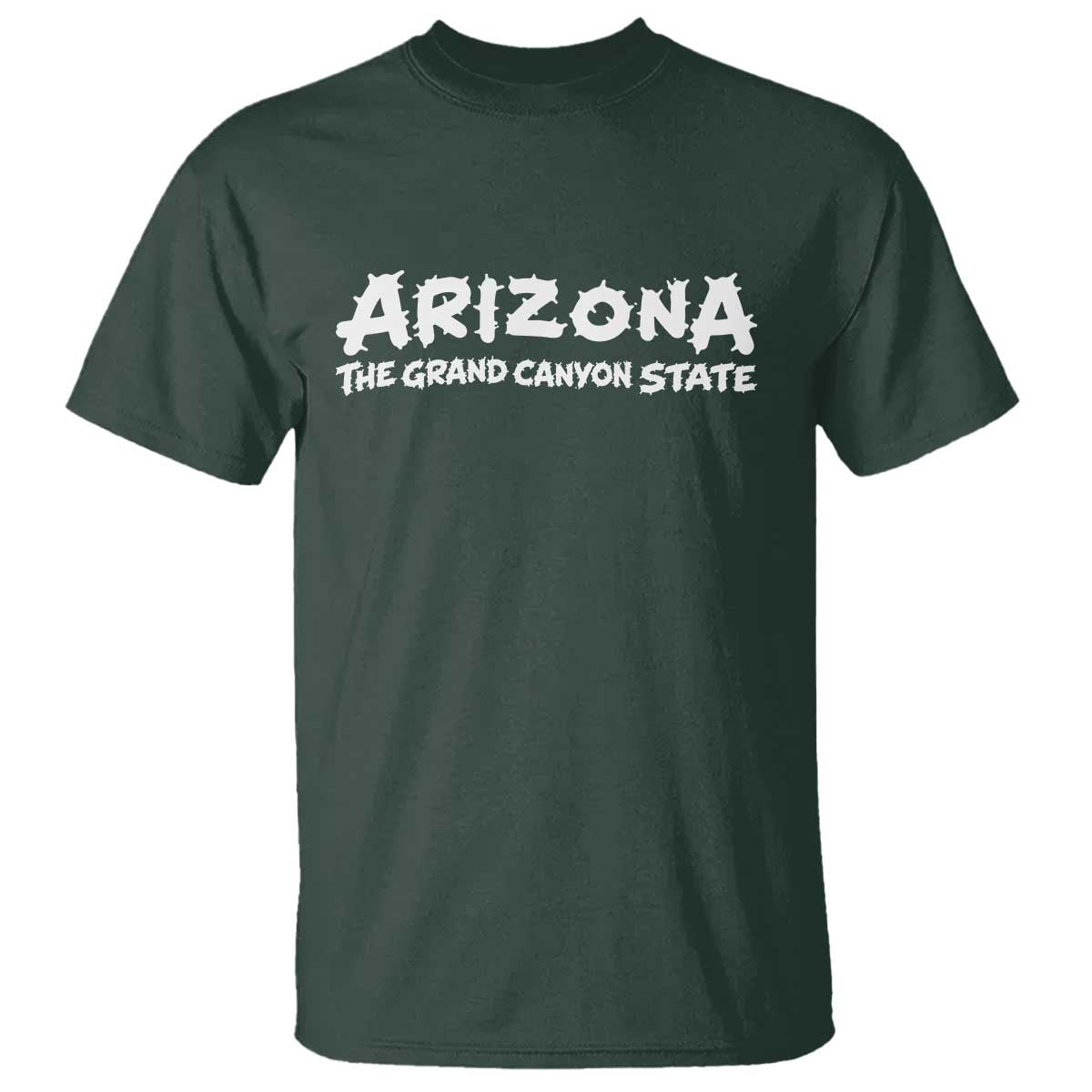 Southwest Soul Arizonan Heritage T Shirt The Grand Canyon State Souvenir TS12 Dark Forest Green Print Your Wear