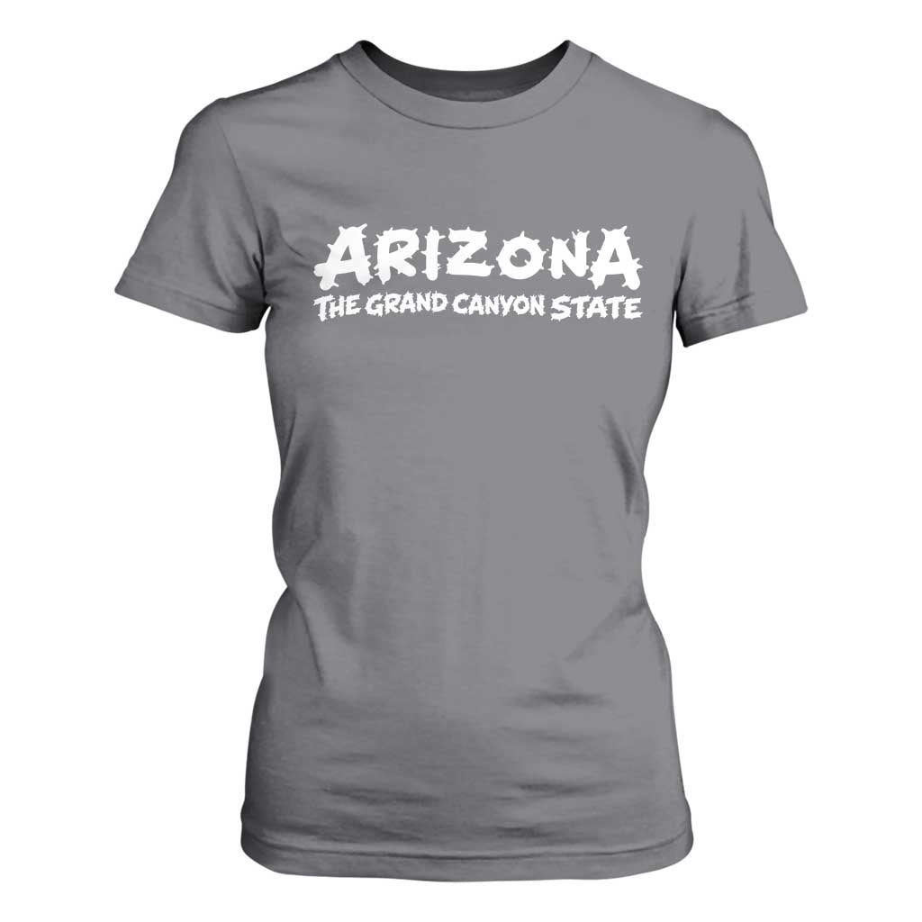 Southwest Soul Arizonan Heritage T Shirt For Women The Grand Canyon State Souvenir TS12 Charcoal Print Your Wear