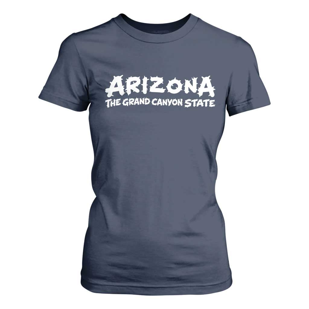 Southwest Soul Arizonan Heritage T Shirt For Women The Grand Canyon State Souvenir TS12 Navy Print Your Wear
